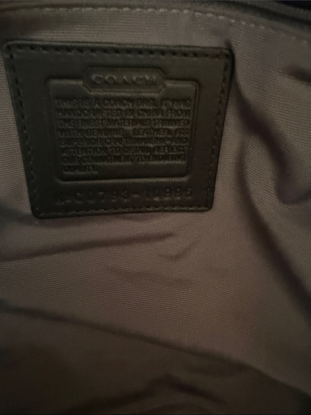 Coach Black Signature Jacquard Shoulder Bag with Braided Handles - Picture 4 of 5